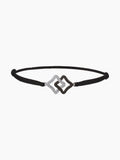 Intertwined Silk Cord Bracelet
