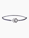 Intertwined Silk Cord Bracelet