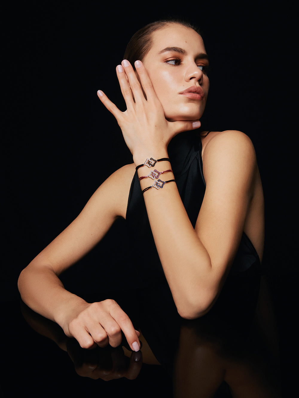 Intertwined Silk Cord Bracelet