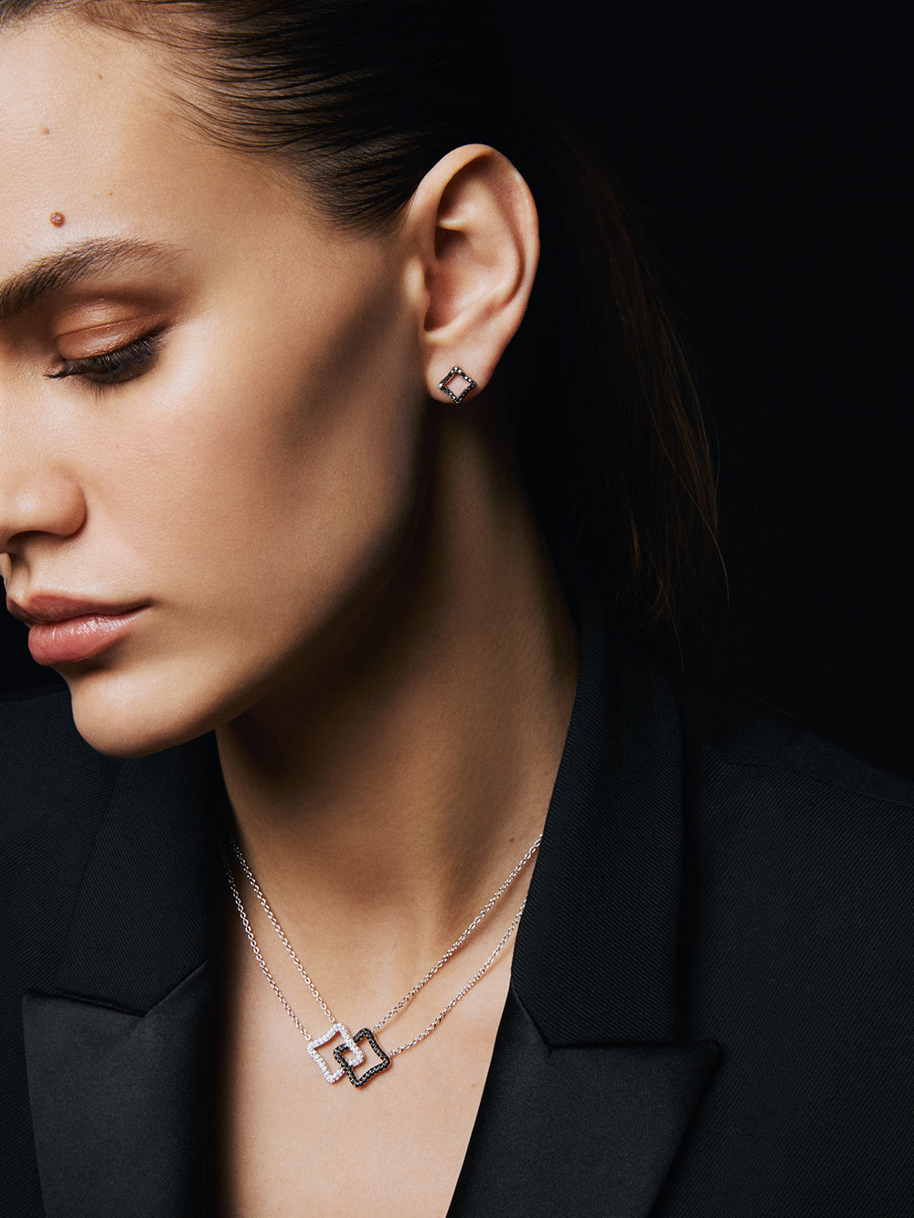 Intertwined Double Necklace